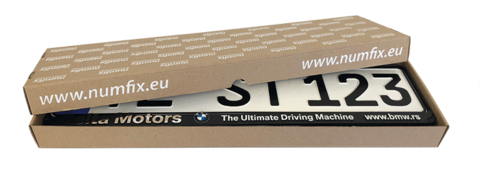 Kennzeichenhalter kostenlose Musterbox