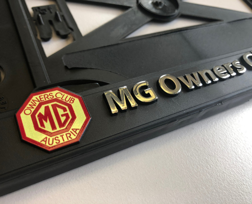 Kennzeichenhalterpersonalisiert