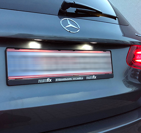 Mercedes GLC AMG Kennzeichenhalter