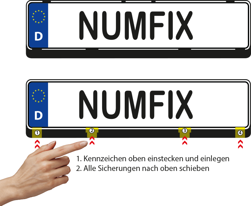 Kennzeichenhalter Übersicht – das passende Modell für Sie - numfix