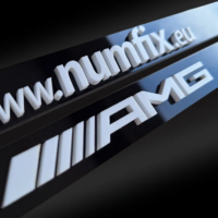 Licence Plate Holder 3D acrylic laser cut