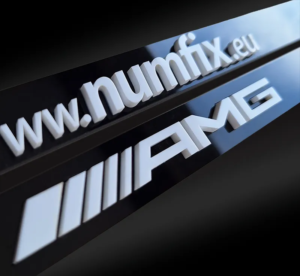 Licence Plate Holder 3D acrylic laser cut