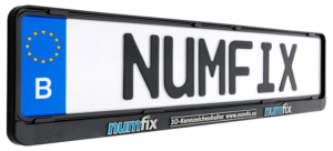 Belgien_Kennzeichenhalter_numfix Kennzeichenhalter für Belgien