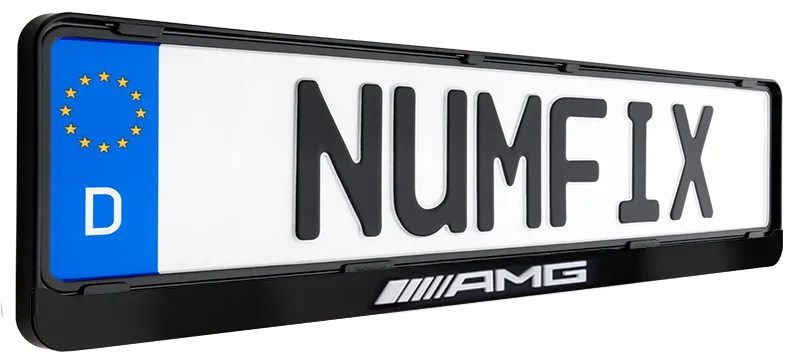 Kennzeichenhalter aus Acrylglas