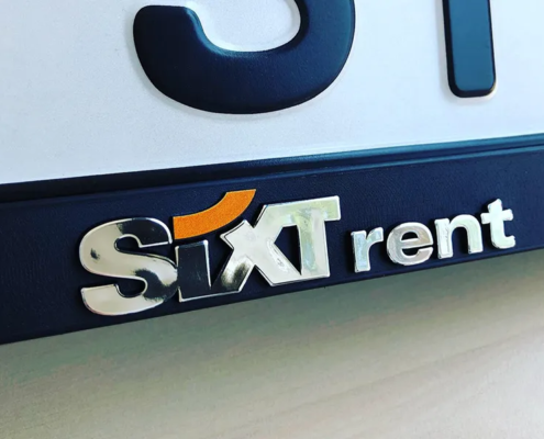 Sixt rent Licence Plate Holder 3D