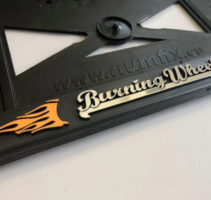 Car Club Licence Plate Holder 3D