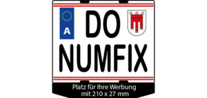 numfix_AT_M_SK_Titel Licence plate holder for Austria with 3D letters