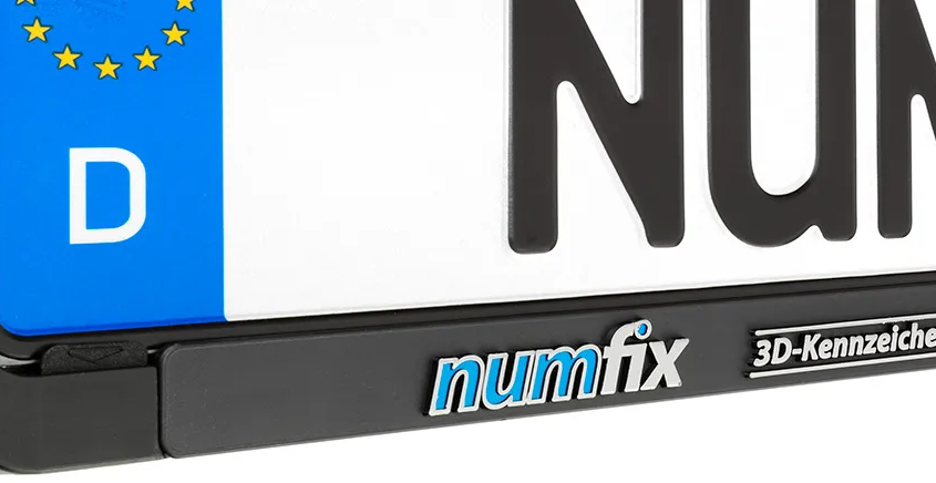 numfix_EU-KC_Kennzeichenhalter Kostenloser Designvorschlag Kennzeichenhalter